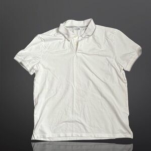 Calvin Klein Classic White Polo Shirt Size Medium